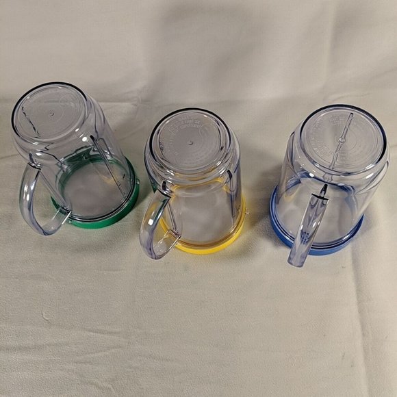 Magic Bullet Blender Replacement Cups w/ Lip Rings Lot of 3 - Picture 8 of 11